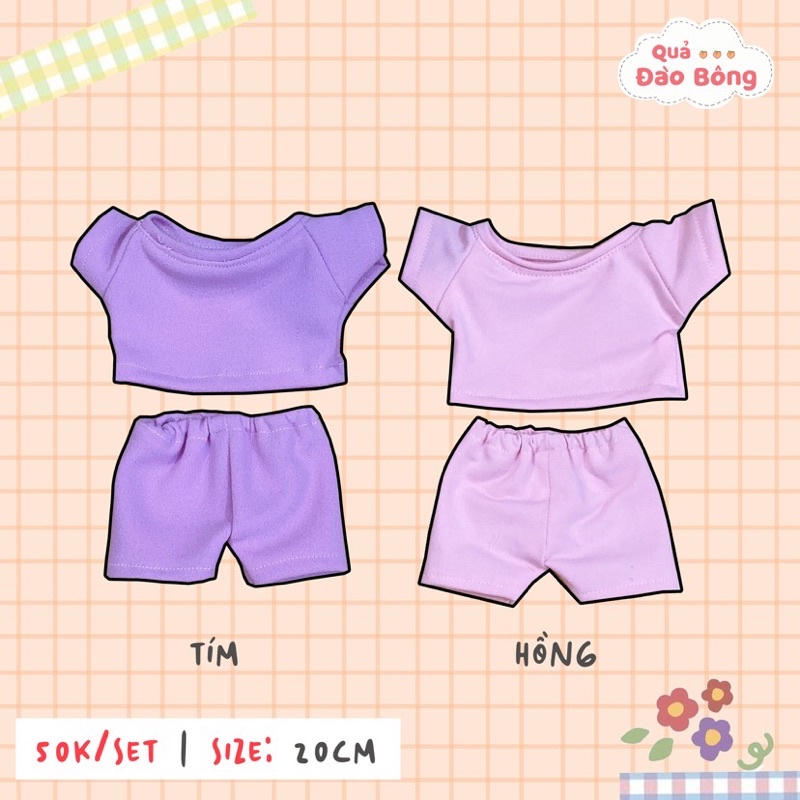 Set đồ cơ bản cho doll 20cm