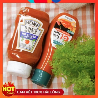 Tương Cà Không Đường Tomato Heinz / Tương Ớt Lên Men ( Eat Clean, Keto, Gymer )