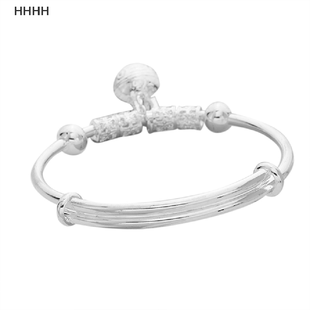 Vòng Tay Mạ Bạc Đính Chuông Phong Cách Cổ Điển Thời Trang