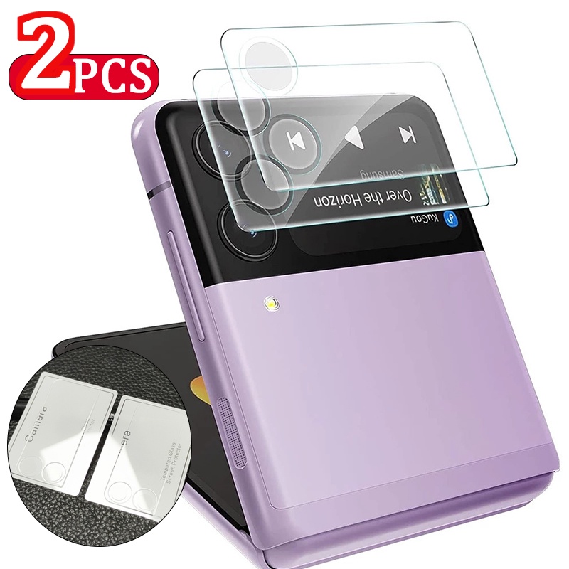 Set 2 Kính Cường Lực Bảo Vệ Ống Kính Máy Ảnh Điện Thoại Samsung Galaxy Z Flip4 3 5G Galaxy Z Flip 4 Flip 3 5G