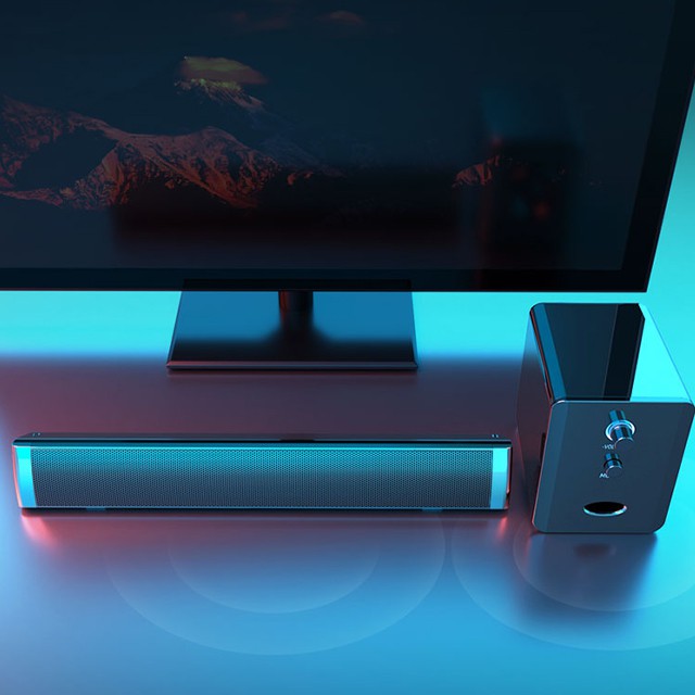 {HOT}Loa Thanh Siêu Trầm Bluetooth Gaming Soundbar SADA D236 Hỗ Trợ BASS, Jack 3.5 Dùng Cho Máy Vi Tính PC, Laptop, Tivi