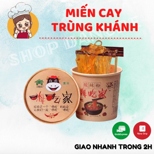 Miến trùng khánh hộp bị móp do vận chuyển