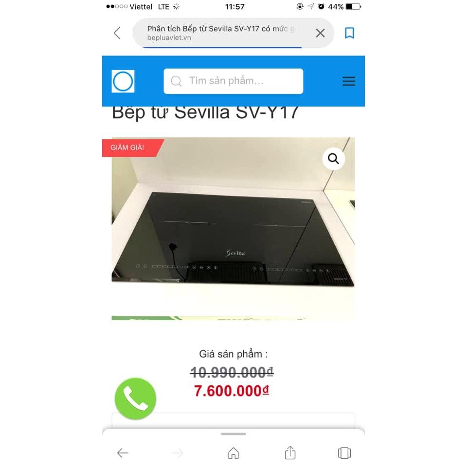 bếp từ sevilla y17