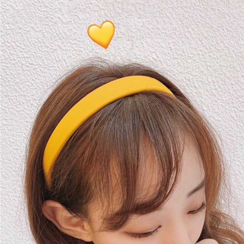 Băng đô rửa mặt vành rộng phong cách Hàn Quốc thời trang thu đông cho nữ