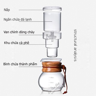 Bộ pha cà phê cafe cold brew cold drip pha cà phê lạnh cafe đá cà phê
