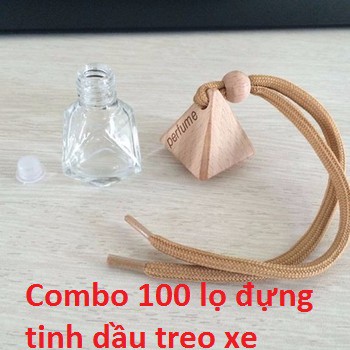 Combo 100 lọ đựng tinh dầu treo xe, treo phòng Perfume