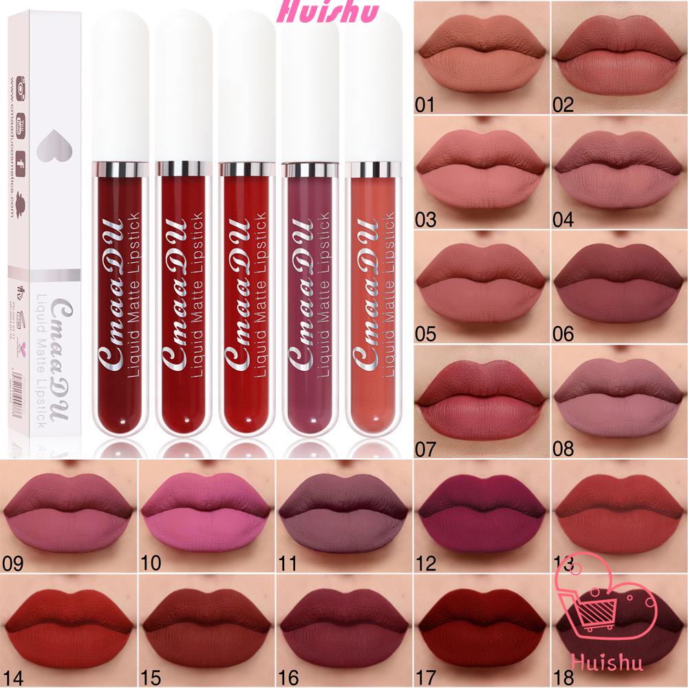 Son Môi Chống Thấm Nước Lâu Trôi Mềm Mịn Màu Sắc Gợi Cảm Dành Cho Nữ