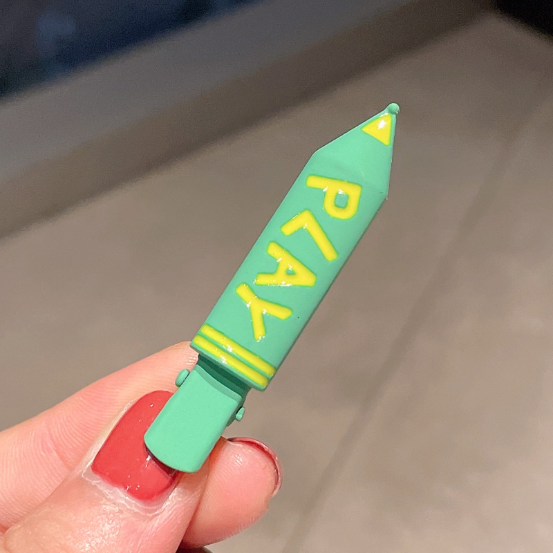 Kẹp tóc thiết kế kiểu dáng bút chì độc đáo cho bé gái