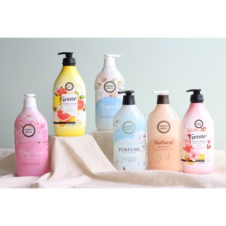 Sữa tắm Happy Bath Natural Real mild 900ml