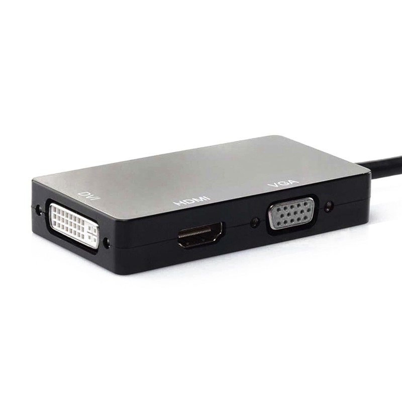 Mini Display Port Thunderbolt to HDMI VGA DVI Adapter For MacBook Pro Mac Air