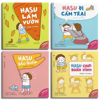 Sách - Những Câu Chuyện Kì Lạ Của Hasu - Ehon Nhật Bản cho bé 3-6 tuổi (Tặng hướng dẫn học chơi cùng con)