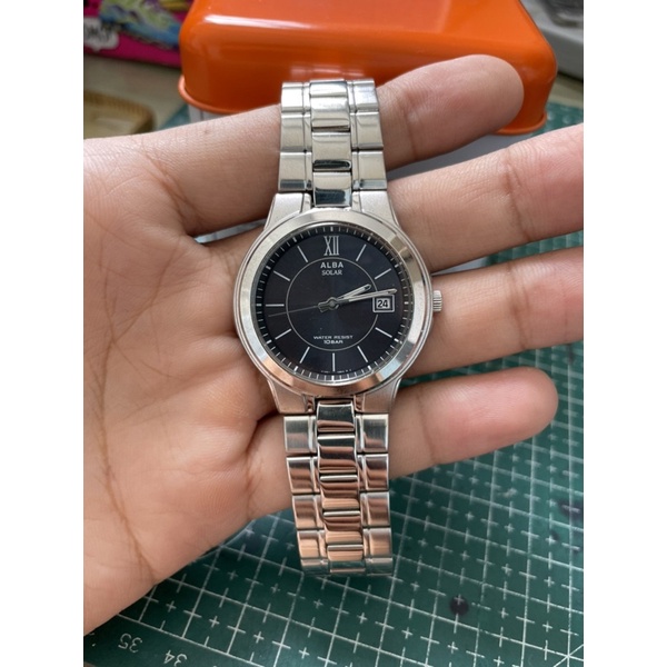 Đồng hồ Nam SEIKO ALBA Pin năng lượng mặt trời