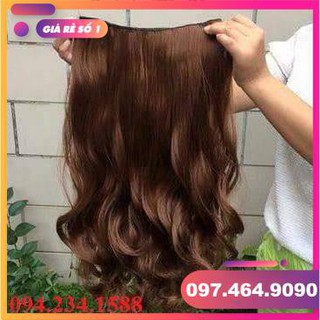Tóc kẹp xoăn dài