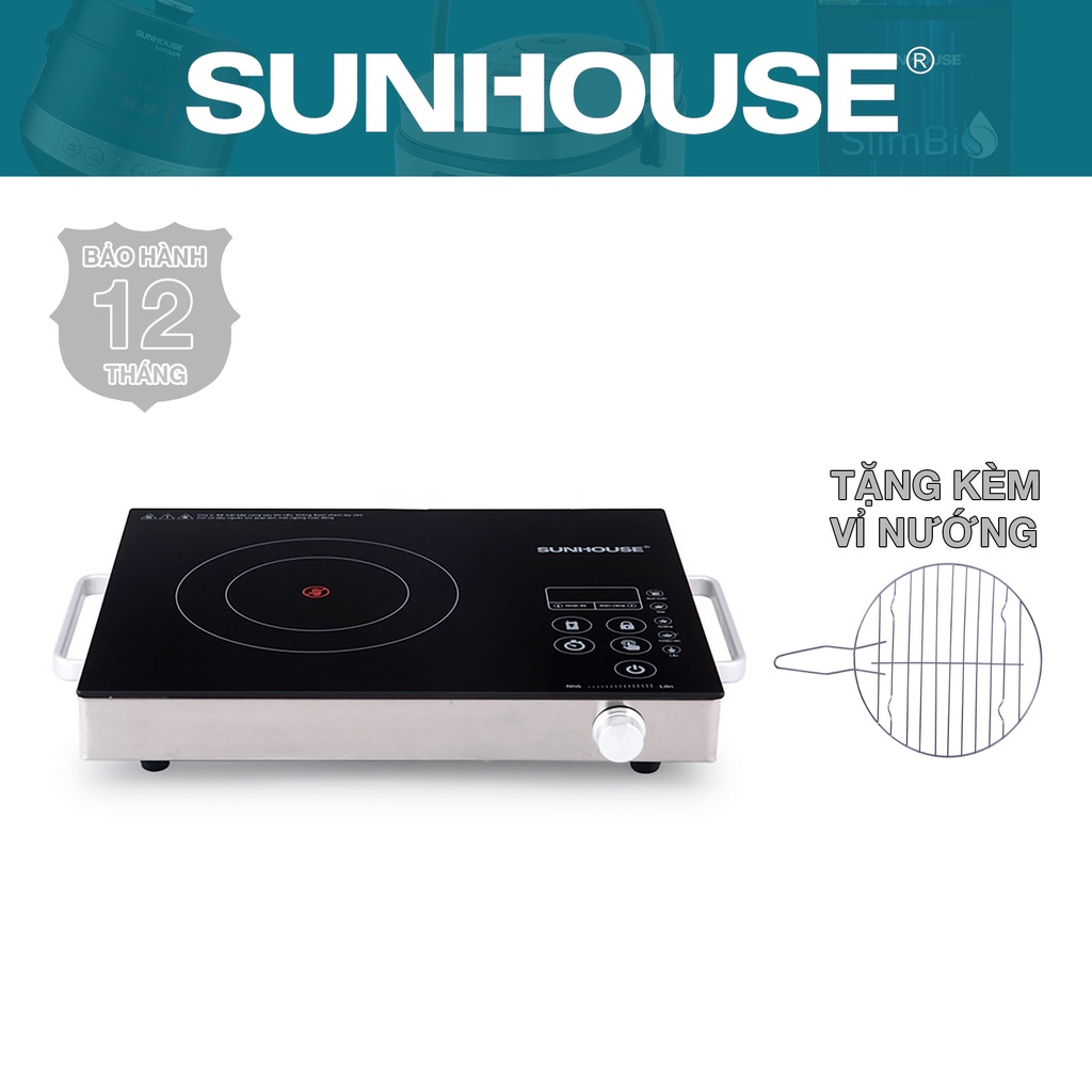 Bếp hồng ngoại cảm ứng SUNHOUSE SHD6017