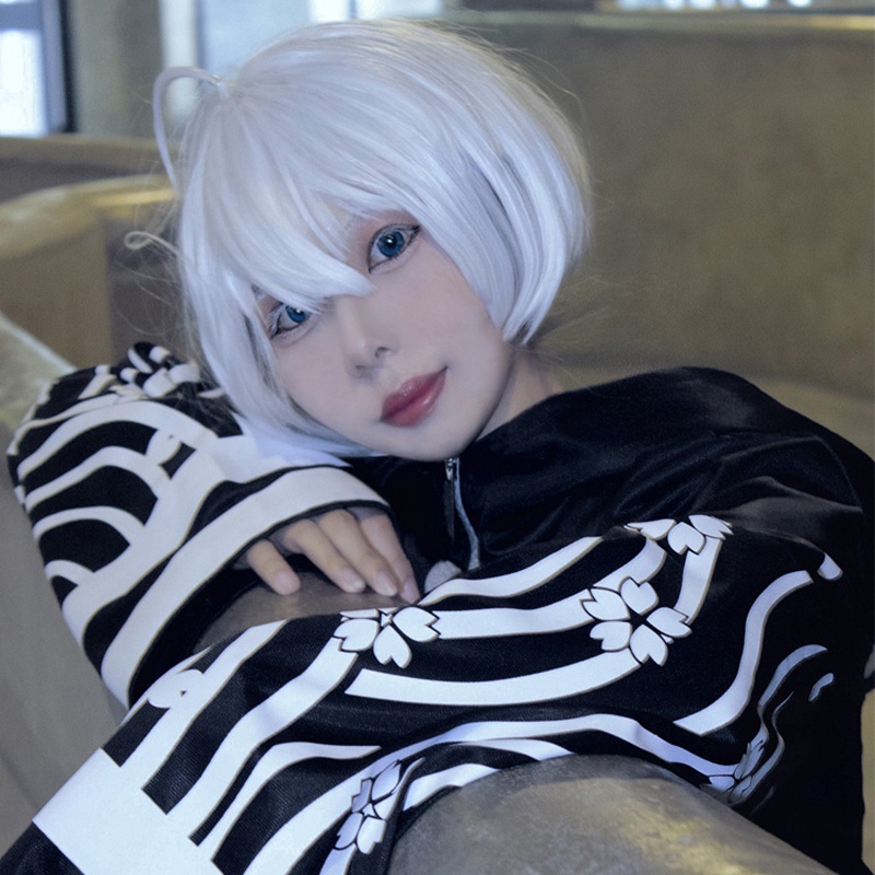 Áo kimono/ Áo choàng có mũ trùm/ Tóc giả hóa trang thành nhân vật anime Senju Kawaragi Brahman độc đáo