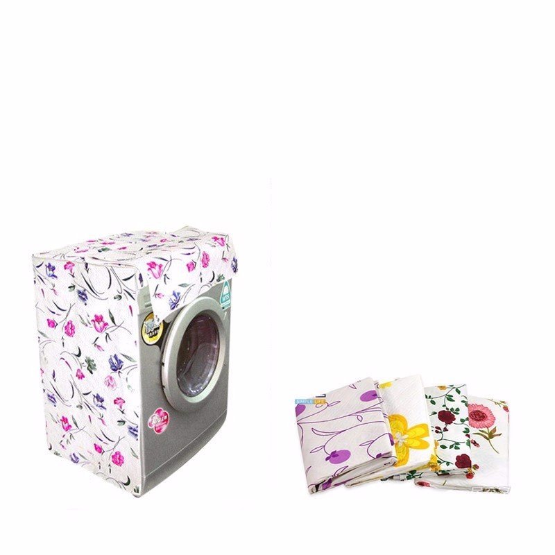 Áo trùm máy giặt cửa ngang chống thấm nước nhiều họa tiết loại dày tiện lợi, Vỏ bọc máy giặt cao cấp FAMAHA