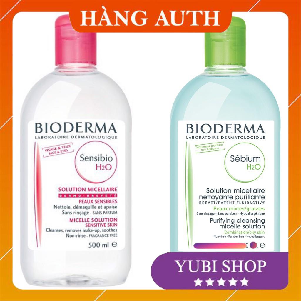 Tẩy Trang Bioderma 500ml - Chính Hãng Pháp - Nước Tẩy Trang Bioderma Crealine, Sensibio H2o 500 Ml - HT