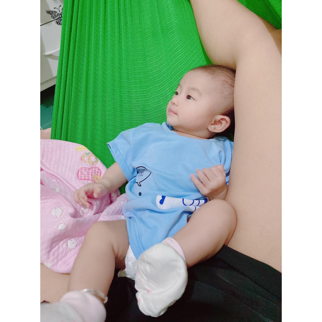 Bodysuit cho Bé Trai Bé Gái mẫu Body Chip Hè Sơ Sinh vải 100% Cotton Mềm Mịn kiểu dáng dễ thương từ 3-13kg