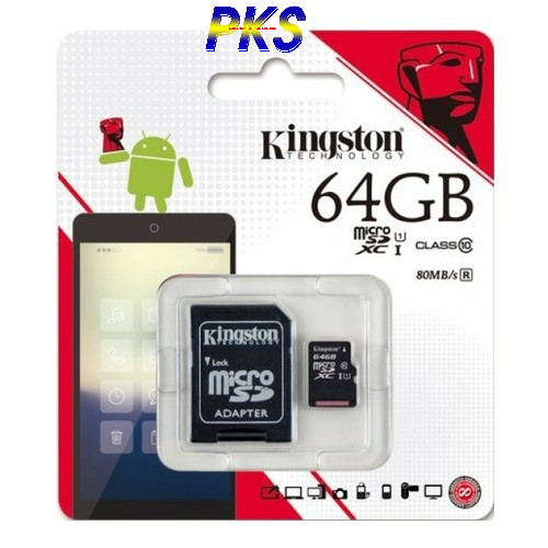 Thẻ Nhớ SDXC Kingston 64GB Class 10 80MB/S