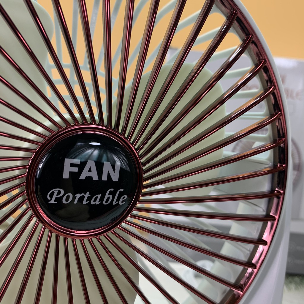 Quạt Tích Điện Mini Fanportable [Sota] Sạc Tích Điện, 3 Chế Độ Gió Mạnh Mẽ, Nhỏ Gọn Tiện Lợi | BigBuy360 - bigbuy360.vn