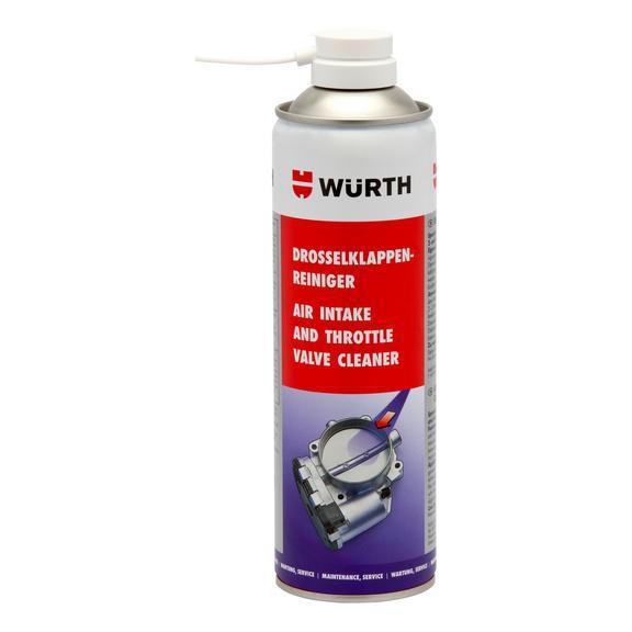 CHAI XỊT VỆ SINH CỔ HÚT HỌNG GA, TẨY TRẮNG ĐẦU BÒ XE WURTH AIR INTAKE AND THROTTLE VALVE CLEANER 500ML