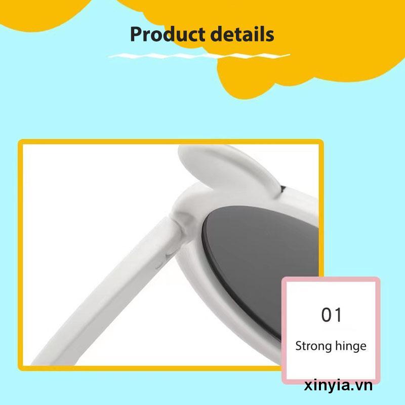 Kính Mát Phân Cực Chống Tia UV Hình Gấu Trúc Dễ Thương Cho Bé