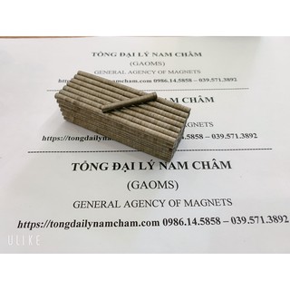 Bộ 20 viên nam châm chịu nhiệt độ cao 5x2mm, nam châm đất hiếm lực hút mạnh, sử dụng được ở nhiệt độ 350 độ C