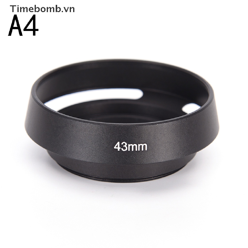 Loa Che Nắng 37 39 40.5 43 46 49 52 55 58 62 67 mm Bằng Kim Loại Cho Leica Canon Nikon Mới
