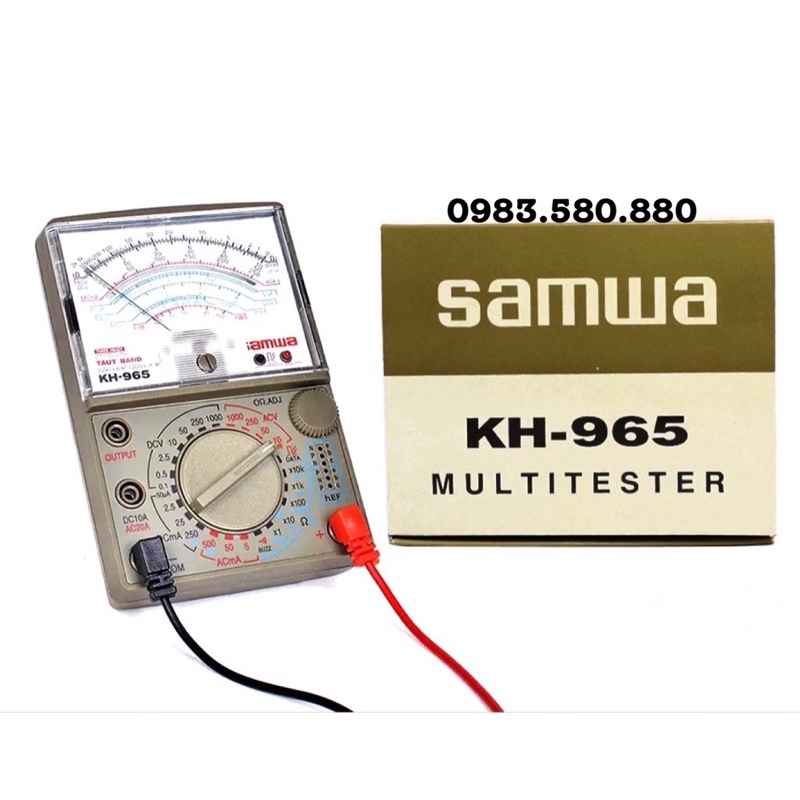 ĐỒNG HỒ VẠN NĂNG KIM SAMWA KH965. ĐỒNG HỒ ĐO ĐIỆN VẠN NĂNG SAMWA KH-965