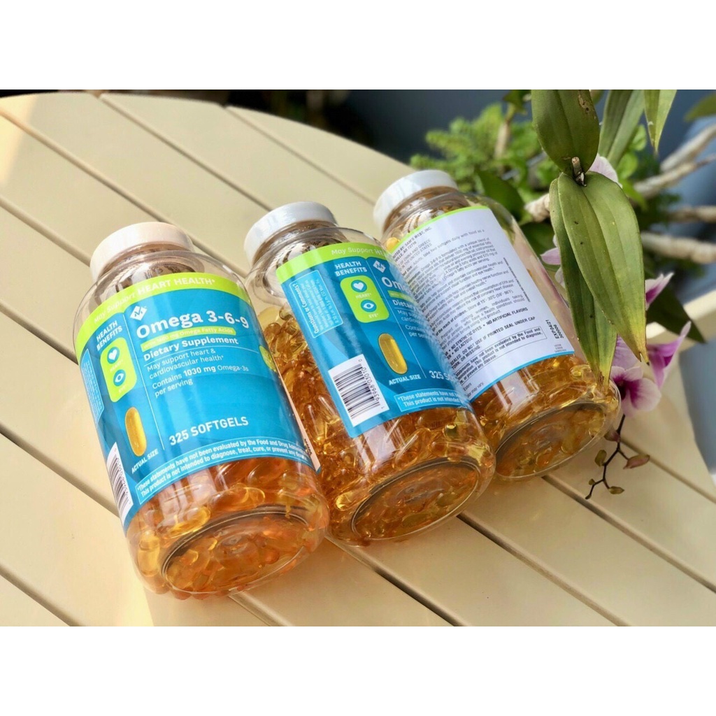 Viên Uống Omega 369 Của Mỹ 325 Viên - Omega 369 Date 2024