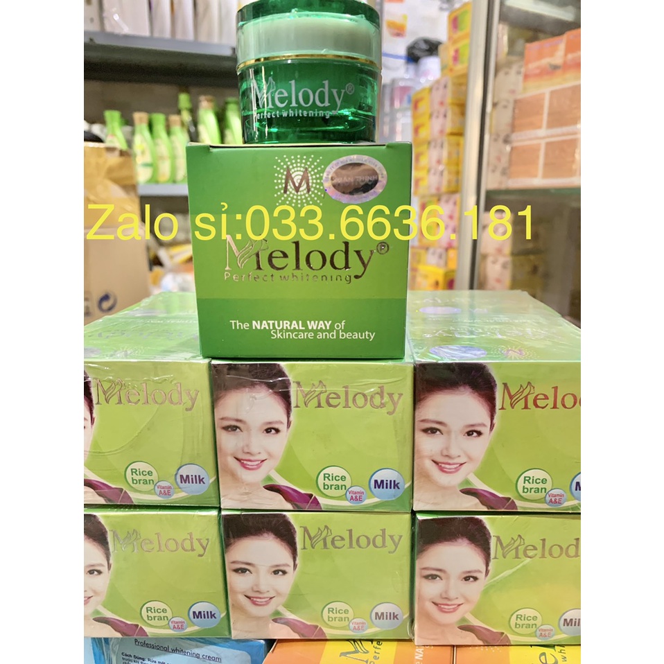 Kem MELODY nám- dưỡng trắng da hủ 8G