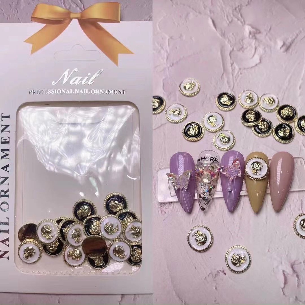 set charm trang trí nail mới