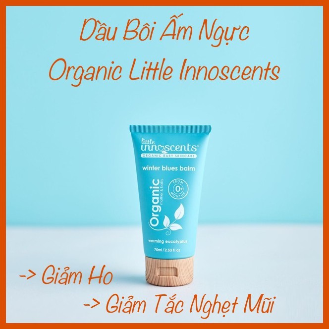 Dầu Bôi Ấm ngực (Organic Little Innoscents) cho bé 75ml