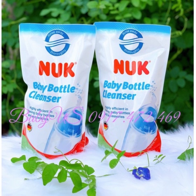 Nước rửa bình sữa NUK túi 750ml