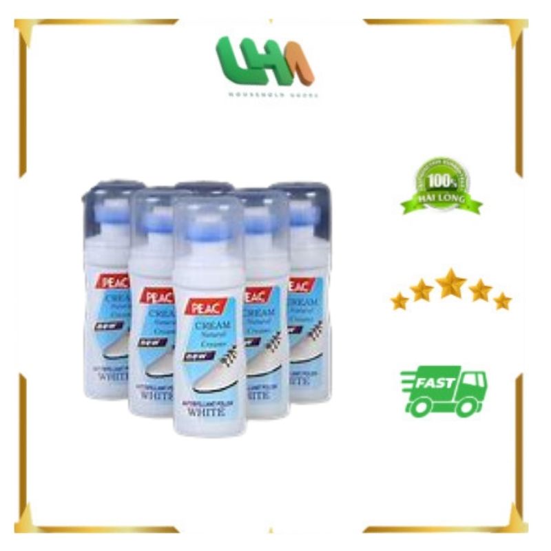 Nước Lau Giày Vệ Sinh Làm Sạch Giày Tẩy Trắng Giày Dép Túi Xách PLAC Kèm Bàn Chải (100ml) (thanh lý)