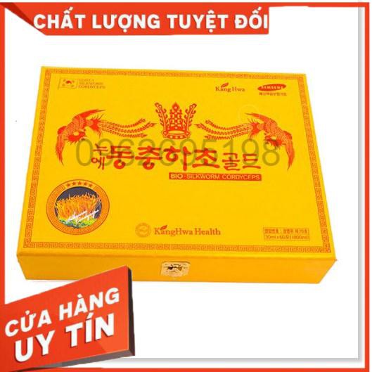 Nước Đông Trùng Hạ Thảo KANGHWA Hàn Quốc hộp 60 gói - 30ml (Bio-Silkworm Cordyceps)