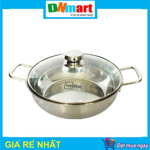 Nồi lẩu Fivestar FSCL26IN001 inox quai đũa phi 26cm, đun được bếp từ