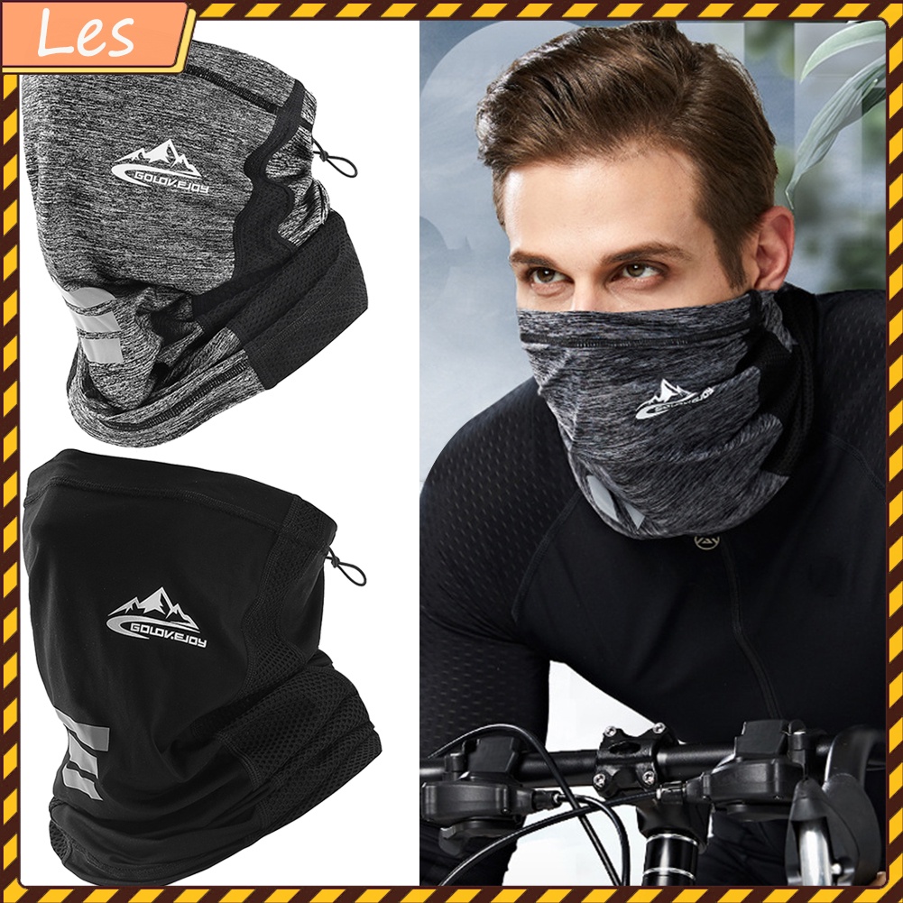 Khăn quàng cổ dạng ống bằng lụa lạnh chống UV khi chơi thể thao