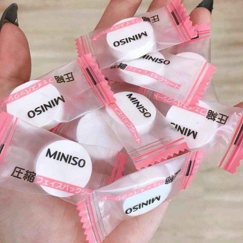 Mặt Nạ Nén Miniso Nhật Bản - LẺ 1 GÓI