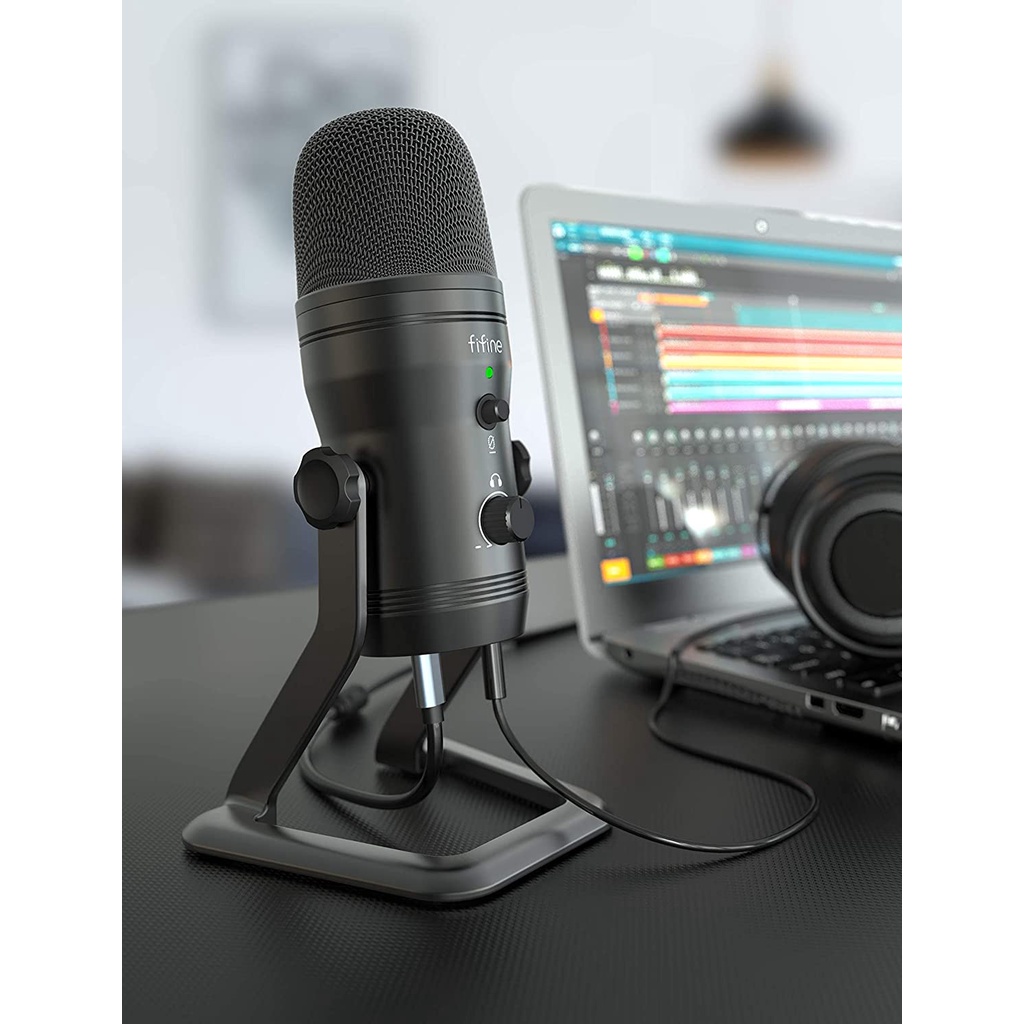 FIFINE K690 - Micro Thu Âm USB-A Để Bàn Dành Cho PC/Laptop - Hàng Chính Hãng/Bảo Hành 12 Tháng