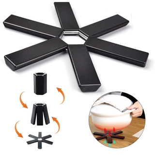 Đế lót nồi chịu nhiệt chống trượt có thể gấp gọn đơn giản sáng tạo