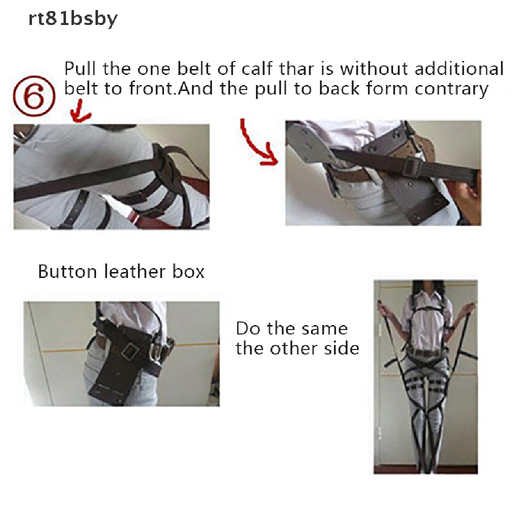 [rt81bsby] Cosplay Costume Adjustable Belts and skirt For Attack On Titan Japanese Anime . | BigBuy360 - bigbuy360.vn