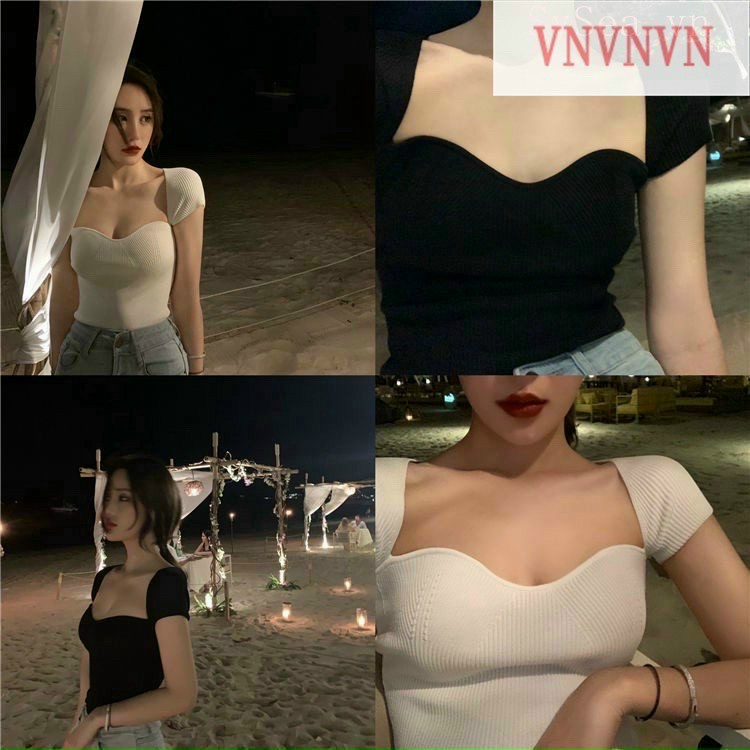 áo hở vai tay ngắn cực hot N281213 màu nào cũng xinh hết khách ơi