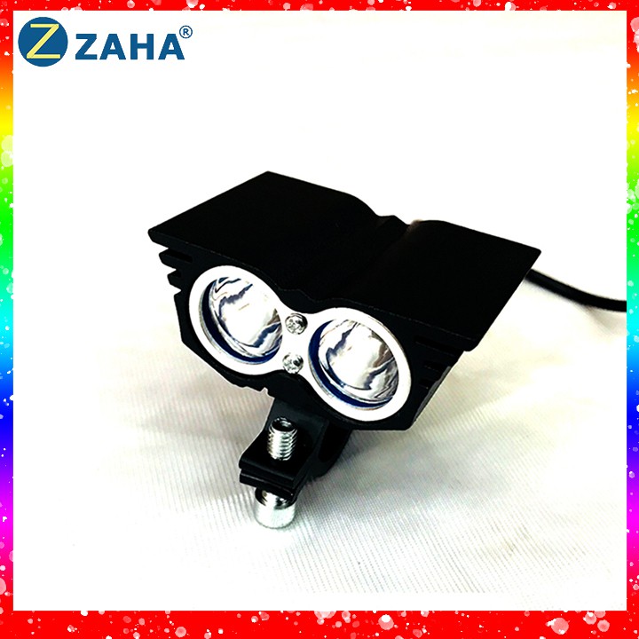 Đèn trợ sáng X2 chính hãng Zaha 20w cho mô tô xe máy