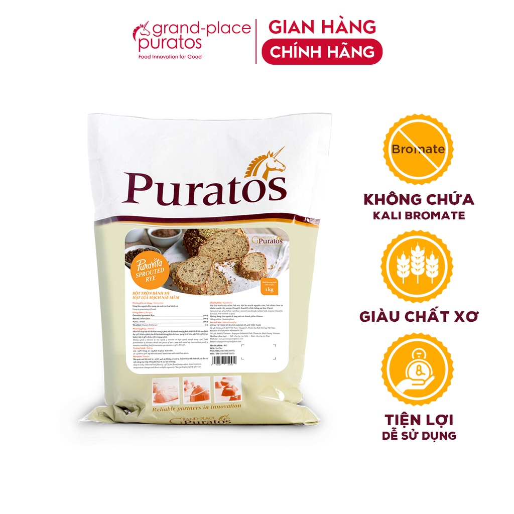 Bột Trộn Bánh Mì Puratos Grand