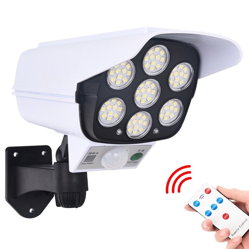 Đèn Năng Lượng Mặt Trời Giả Camera Giám Sát Chống Trộm thông minh mới  KHO BUON PHIA NAM