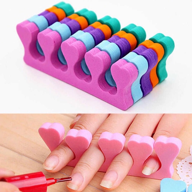 Xốp tách ngón chân nail phụ kiện tách ngón nail THẾ GIỚI NAIL XINH