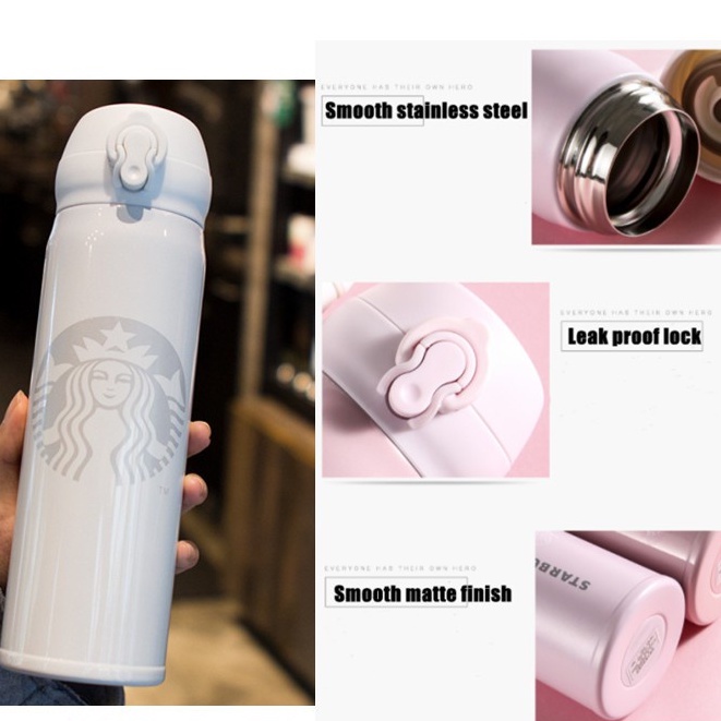 Bình giữ nhiệt Starbucks phiên giản giới hạn chất lượng cao 400/500ml