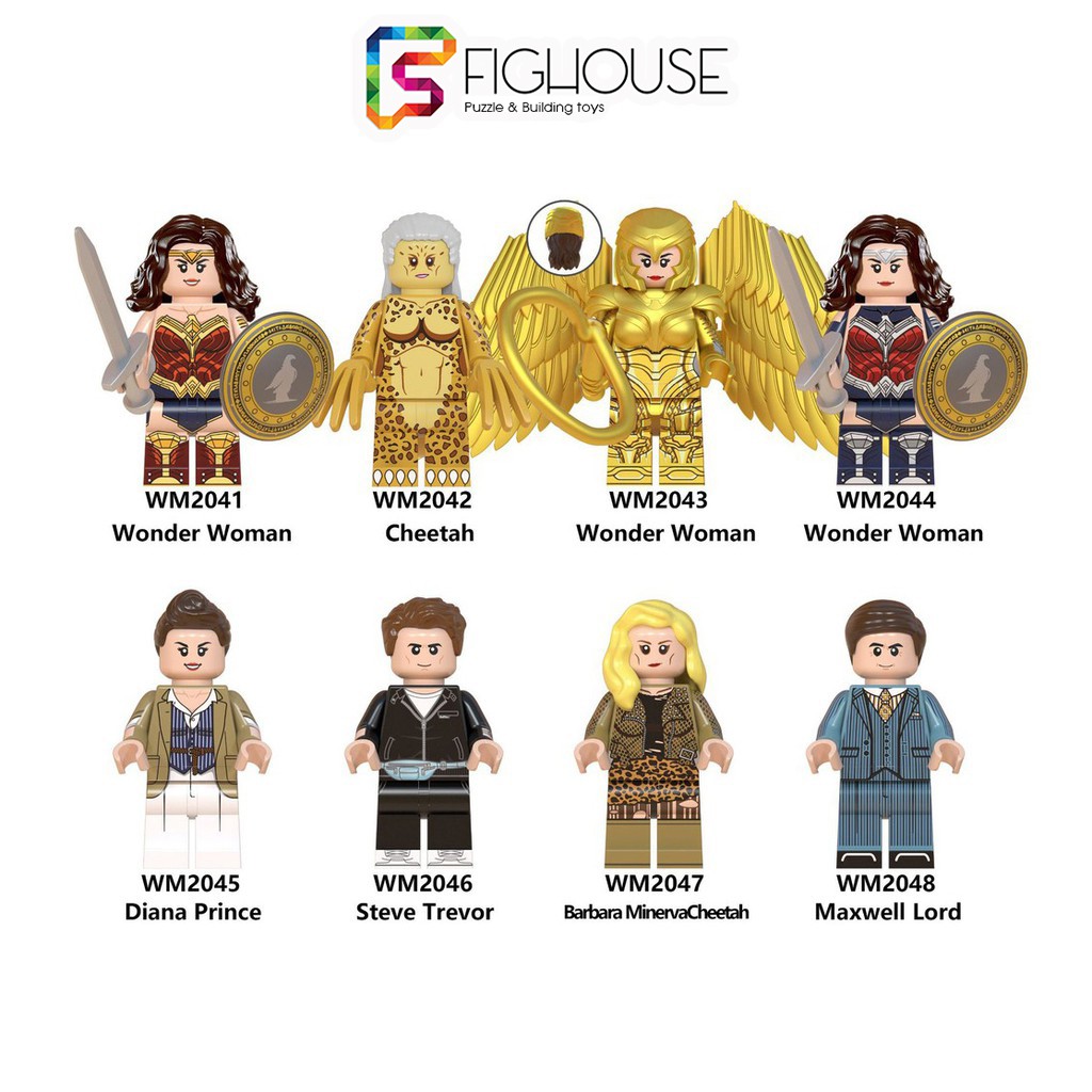 [Mã LIFE20KALL giảm 10% đơn 50K] Đồ chơi lắp ráp minifigures nhân vật Wonder Woman 1984 WM6100 [C14]