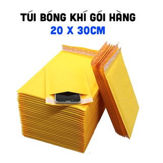 Túi Giấy Đóng Hàng Lót Bóng Khí  Làm Bao Thư Gói Hàng Size (20 x 30 cm)